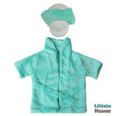 Baby Bathrobe with Hair Towel O205 | 3M | Emerald Green
